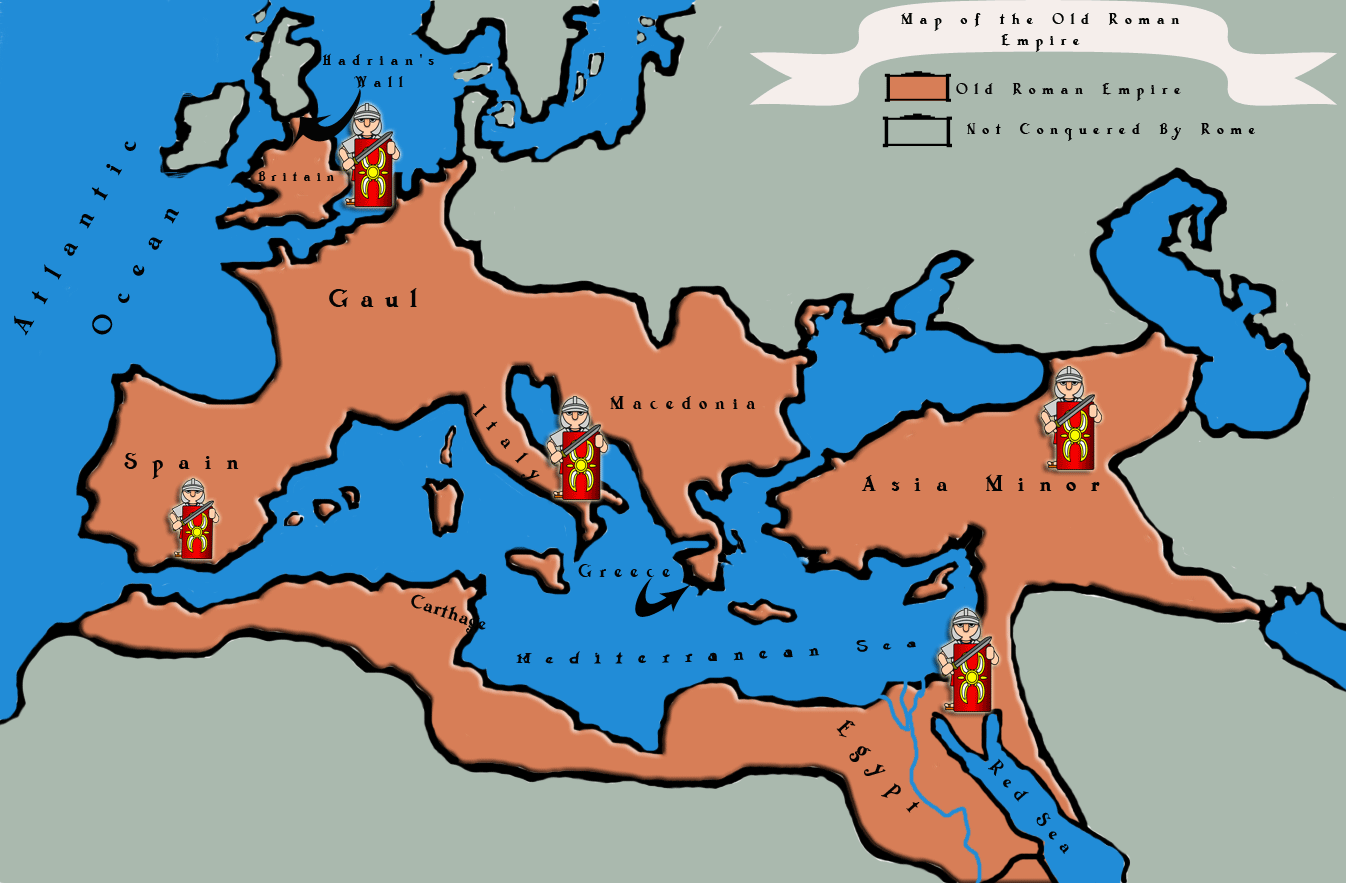 A map of the old roman empire